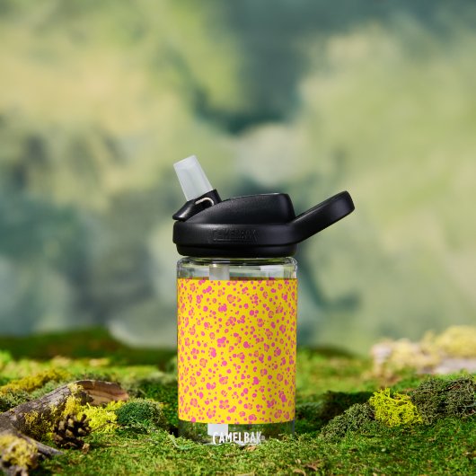 Cheery Roze Stippen Kinderen Zomer Waterfles – 14o (Buiten)