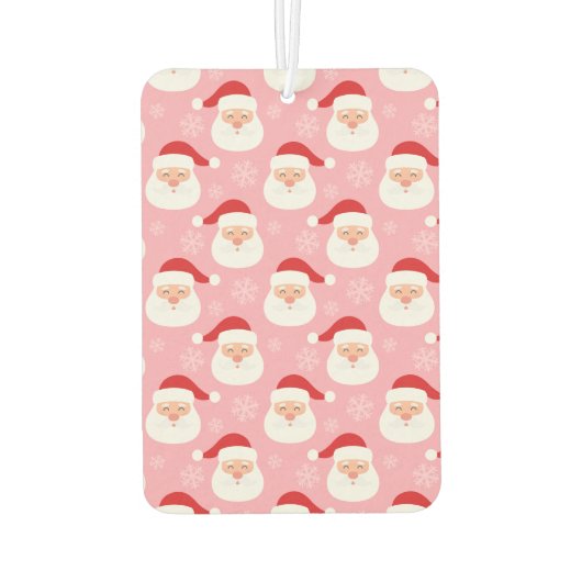 Cheery Santa Faces Luchtverfrisser (Achterkant)