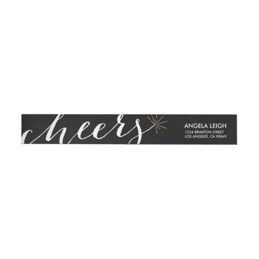 Cheery Sparkler Return Address Label (Individueel)