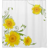 Cheery Sunflower Douchegordijn (Voorkant)