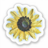 Cheery Sunflower Stcker Sticker (Voorkant)