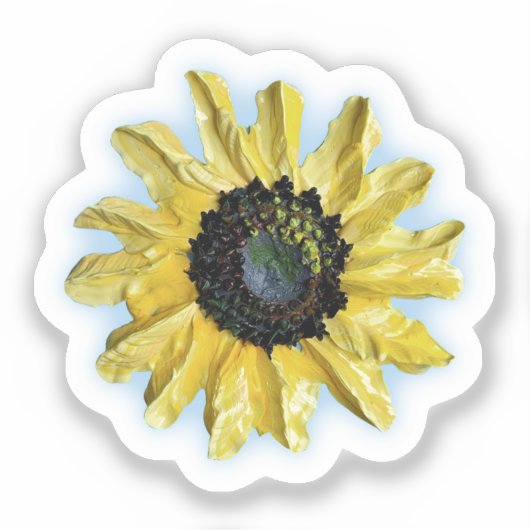 Cheery Sunflower Stcker Sticker (Voorkant)