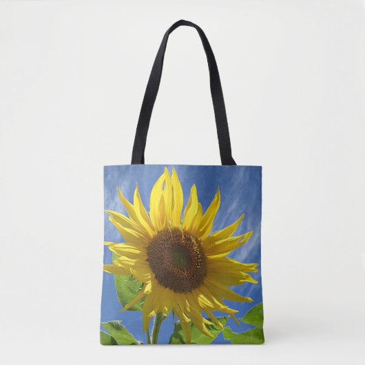 Cheery Sunflower Tote Bag (Voorkant)