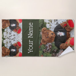 Cheery Teddy Strandlaken