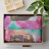 Cheery Tie Dye met 3 foto's - Tissuepapier (Geschenk)