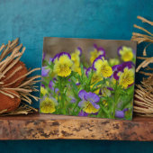 Cheery Viola Plaque Fotoplaat (Zijkant)