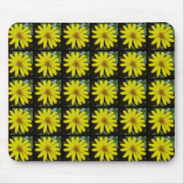 Cheery Yellow Daisy - Mozaïek Tegels Muismat