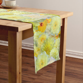 Cheery Yellow Floral Botanical  Medium Tafelloper
