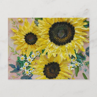 Cheery Zonnebloem Briefkaart