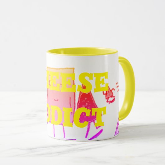 Cheese Addict Mok (Voorkant rechts)