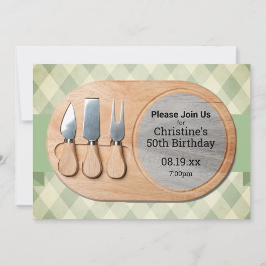 Cheese Board Custom Charcuterie Kaart (Voorkant)