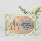 Cheese Board Custom Charcuterie Kaart (Staand voorkant)