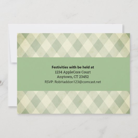 Cheese Board Custom Charcuterie Kaart (Achterkant)