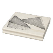 Cheese Bourekas Savory Pastry heeft een homemade g Rubberstempel (Stempel)