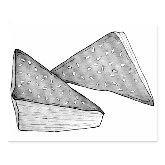 Cheese Bourekas Savory Pastry heeft een homemade g Rubberstempel (Afrduk)