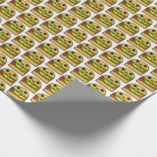 Cheese Burged Cadeaupapier (Hoek)