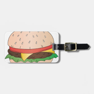 Cheese Burger Bagagelabel
