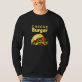 Cheese Burger National Hamburger Day Fast Foods T-shirt (Voorkant)