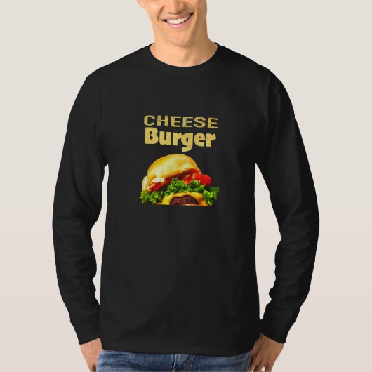Cheese Burger National Hamburger Day Fast Foods T-shirt (Voorkant)