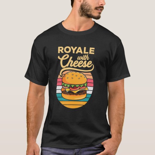Cheese Burger Royale Cheeseburger Hamburger T-shirt (Voorkant)
