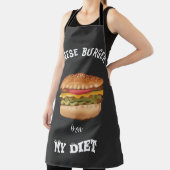 Cheese Burger staat op mijn Shirt Schort (Insitu)