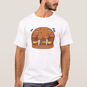 Cheese Burger Walrus T-shirt