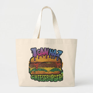 "Cheese Burgur": Grote Tote Bag