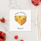 Cheese cartoon illustration servet (Insitu)