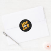 Cheese Day Celebration Cheeze Love Mac-kaas Ronde Sticker (Envelop)