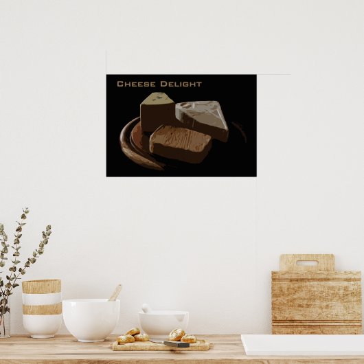 Cheese Delight Poster (Keuken)