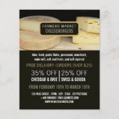 Cheese Display, Cheesemonger Adverteren Flyer (Voorkant)