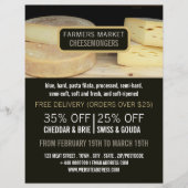 Cheese Display, Cheesemonger Adverteren Flyer (Voorkant)
