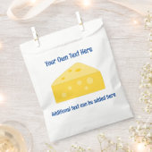 Cheese Driehoek Zwitserse stijl - 2 regels aangepa Bedankzakje (Geknipt)