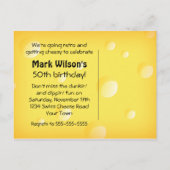 Cheese Fondue Briefkaart Invitation (Achterkant)