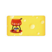 Cheese Fondue Etiket (Voorkant)