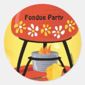 Cheese Fondue Sticker (Voorkant)
