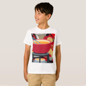 Cheese Fondue T-shirt (Voorkant volledig)