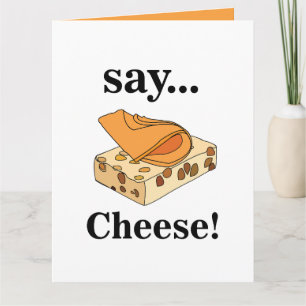 Cheese Foodie Grappige Verjaardag Kaart