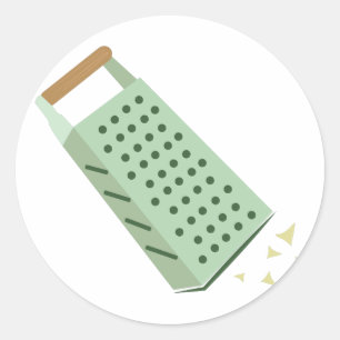 Cheese Grater Ronde Sticker