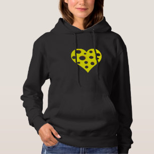 Cheese Heart Swiss Cheddar Gouda Brie Feta Dairy F Hoodie