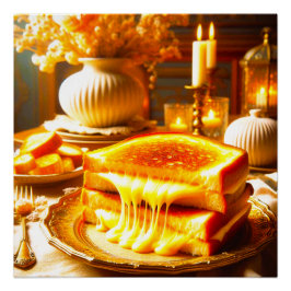 Cheese Heaven: het ultieme comfortvoedsel Perfect Poster