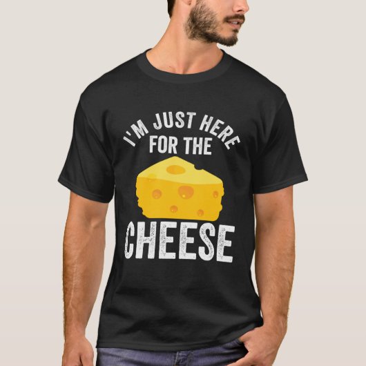 Cheese  I wonder If Cheese Thinks About Me Too  1 T-shirt (Voorkant)