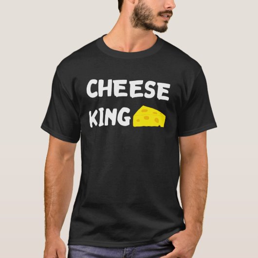 Cheese King Holly Cheese King Gouda Boys Feta Edam T-shirt (Voorkant)