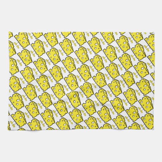 Cheese Kitchen Hand Towel Theedoek (Horizontaal)