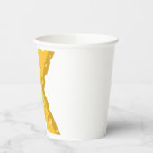 Cheese Letter X Typography Papieren Bekers (Links)