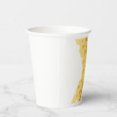 Cheese Letter X Typography Papieren Bekers (Rechts)