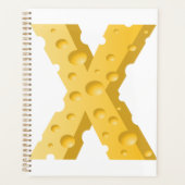 Cheese Letter X Typography Planner (Voorkant)