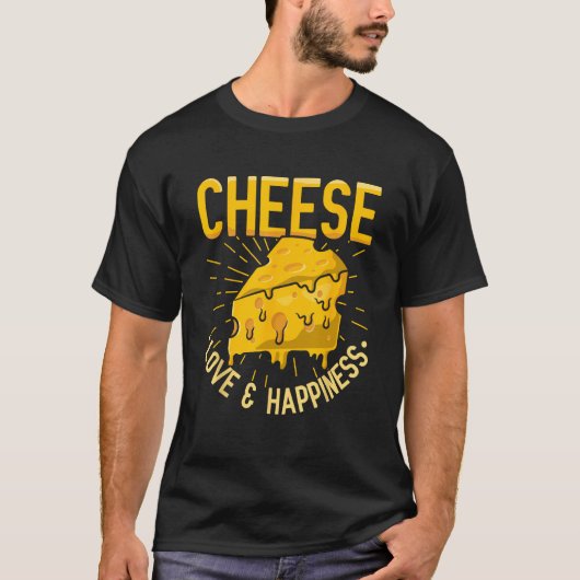 Cheese Love and Happiness T-shirt (Voorkant)