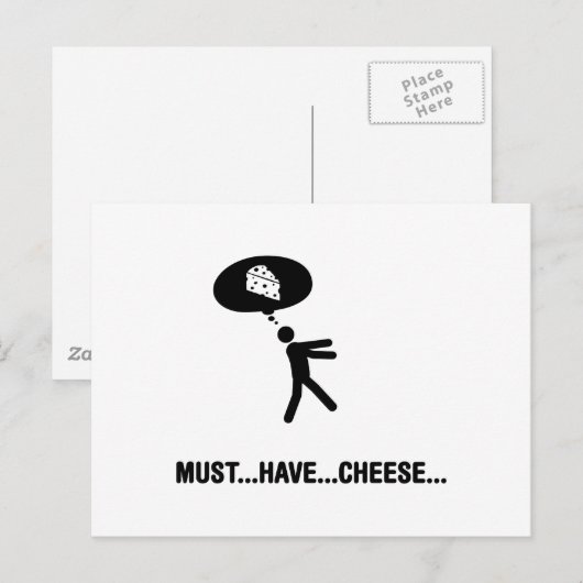 Cheese Lover Briefkaart (Voorkant / Achterkant)