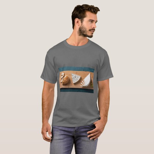 Cheese Lover Fun Graphic T-shirt (Voorkant volledig)
